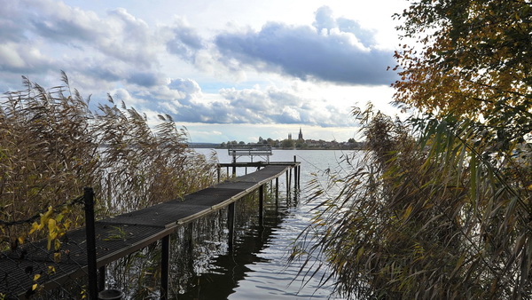 foto: franz goder - stege ins wasser in werder/havel